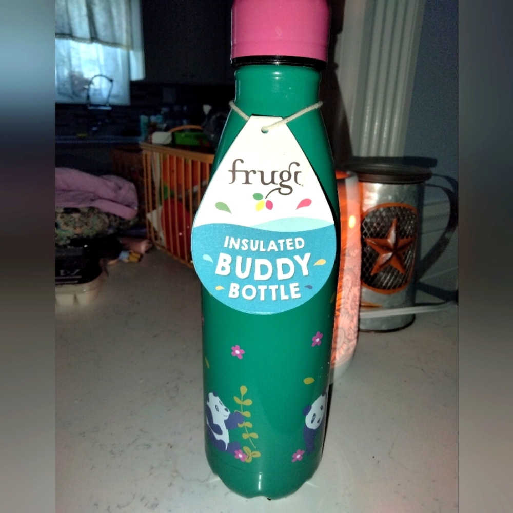 Panda Floral Insulated Buddy Bottle Stainless steel Frugi Brand NWT exercise